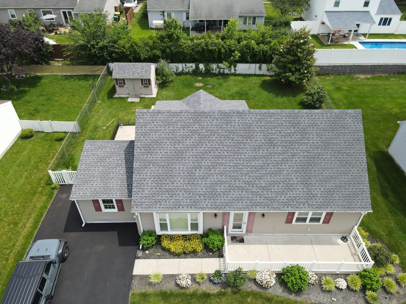 Completed new roof